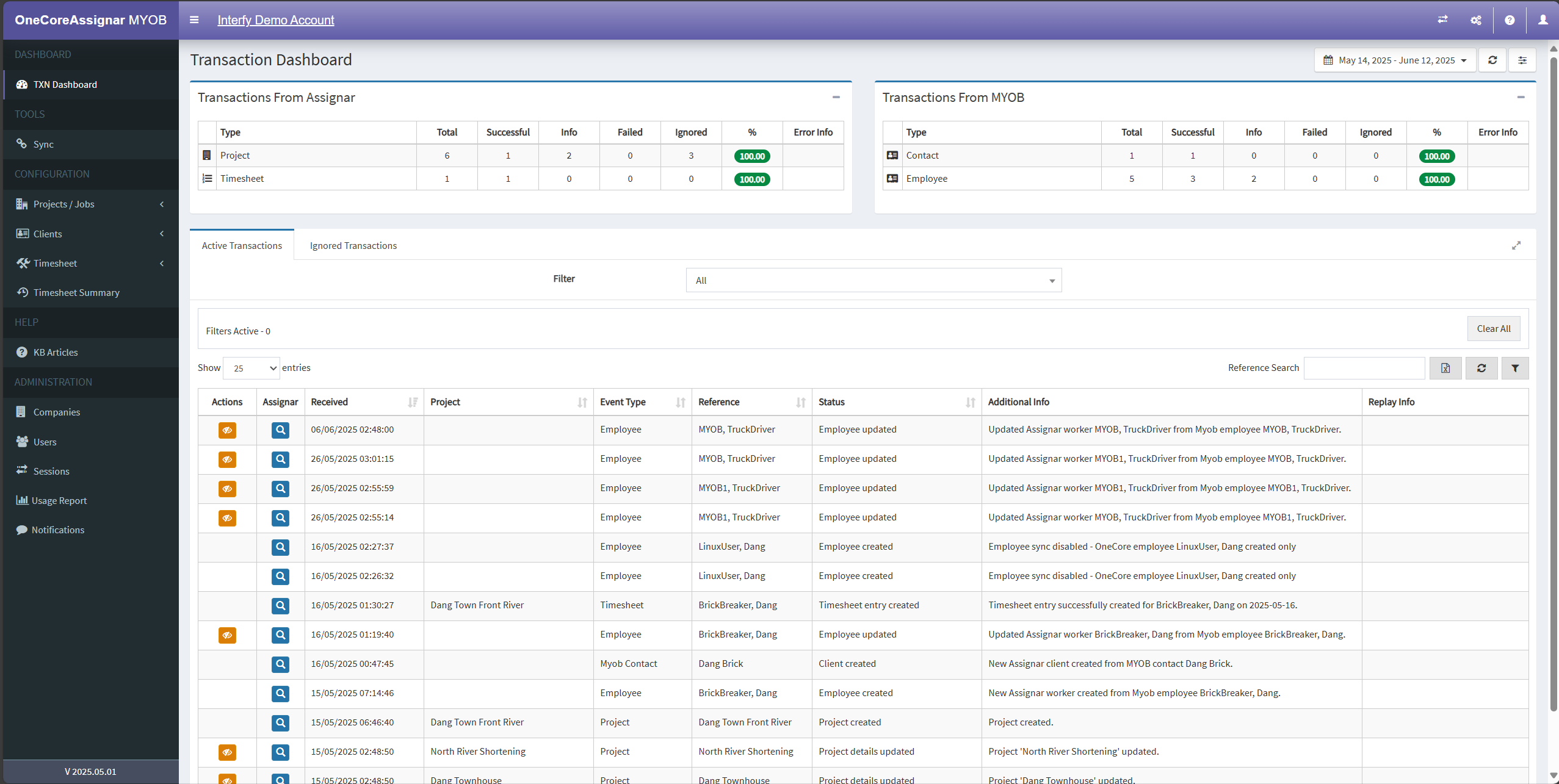 Interfy - MYOB Dashboard.png