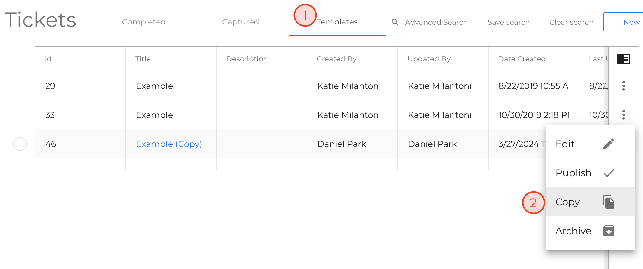 Edit a Digital Docket (Ticket) Template – Assignar Support